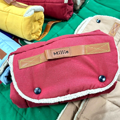 Travel Dog Mat - Handmade Cotton, Stain and Water Resistant
