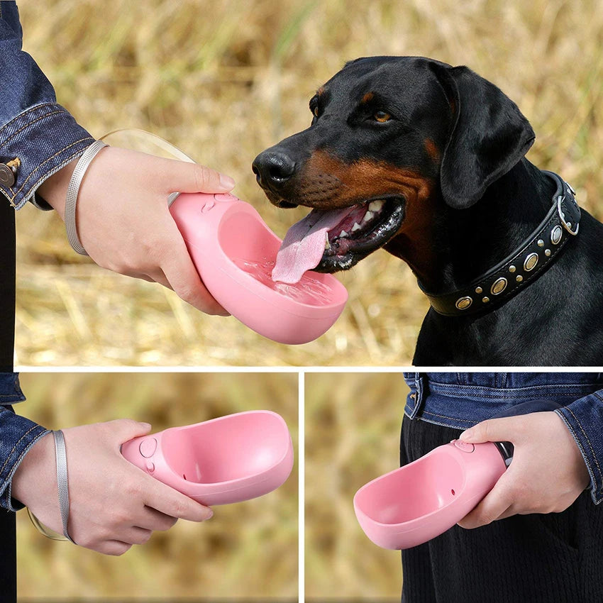 Portable Pet Water Bottle for Dogs and Cats - Outdoor Travel Drinking Feeder and Dispenser
