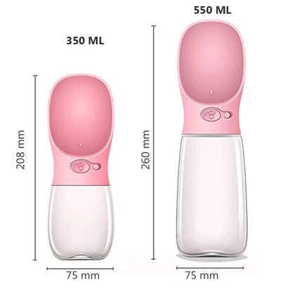 Portable Pet Water Bottle for Dogs and Cats - Outdoor Travel Drinking Feeder and Dispenser