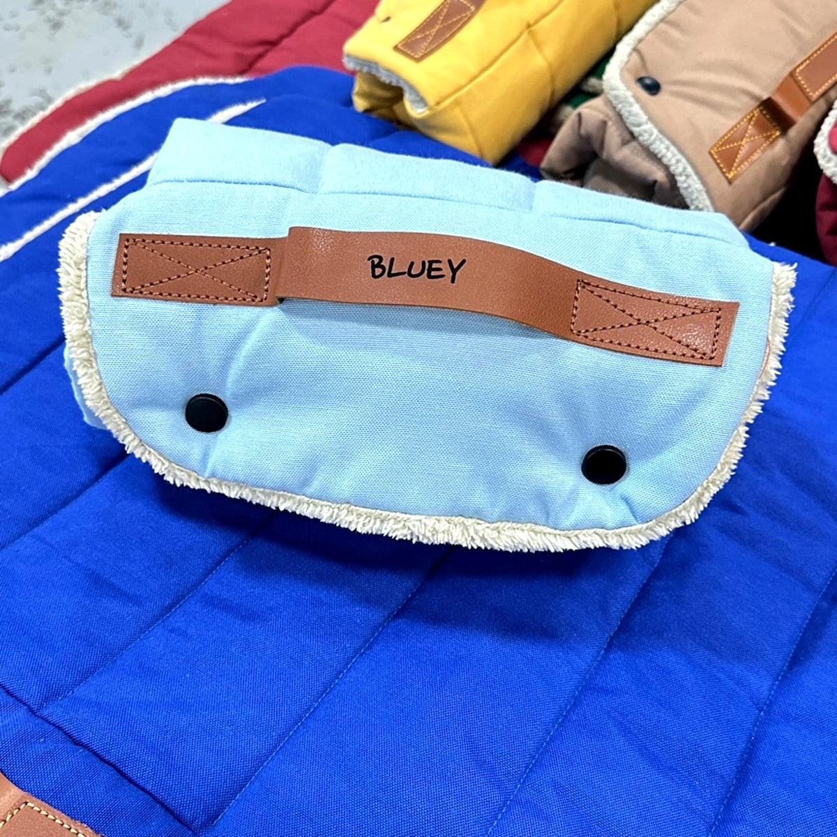 Travel Dog Mat - Handmade Cotton, Stain and Water Resistant