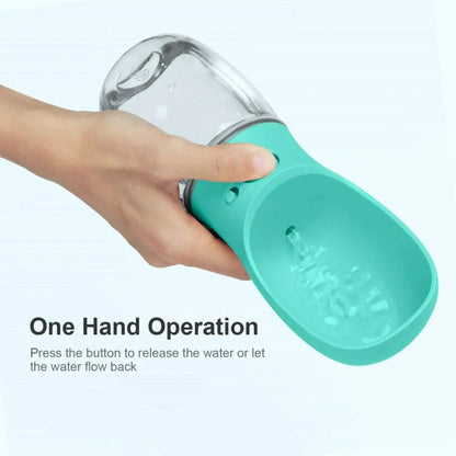 Portable Pet Water Bottle for Dogs and Cats - Outdoor Travel Drinking Feeder and Dispenser