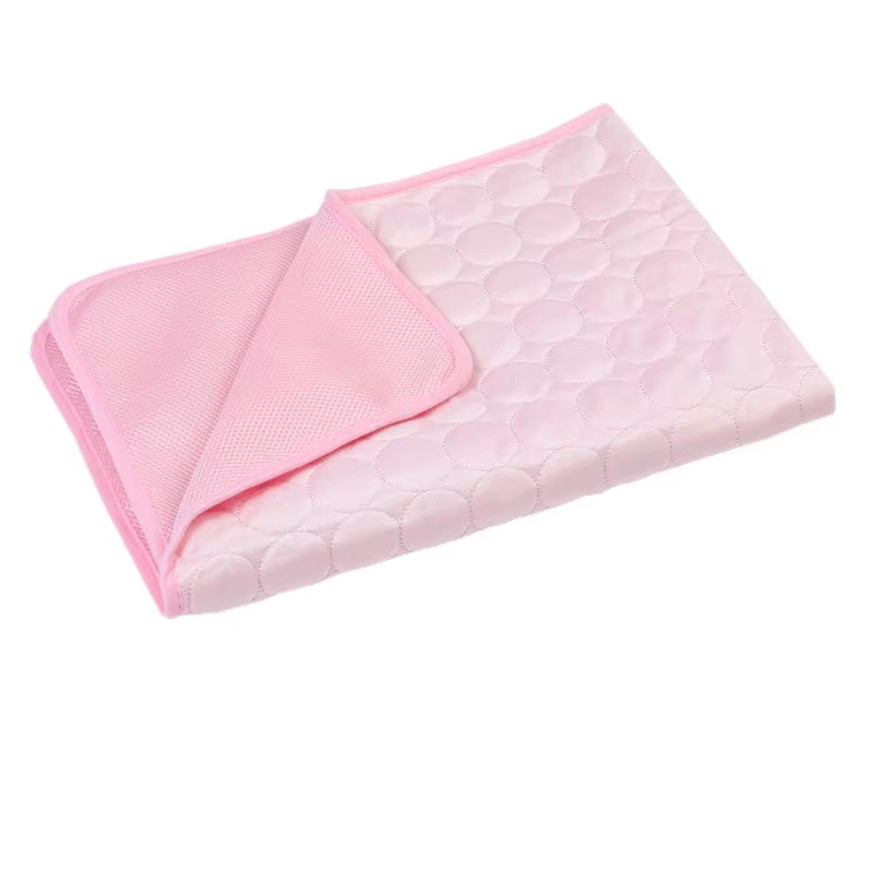 Cooling Dog Mat and Cat Blanket - Breathable, Washable Summer Pad for Small, Medium, and Large Pets - Ideal for Sofas and Cars
