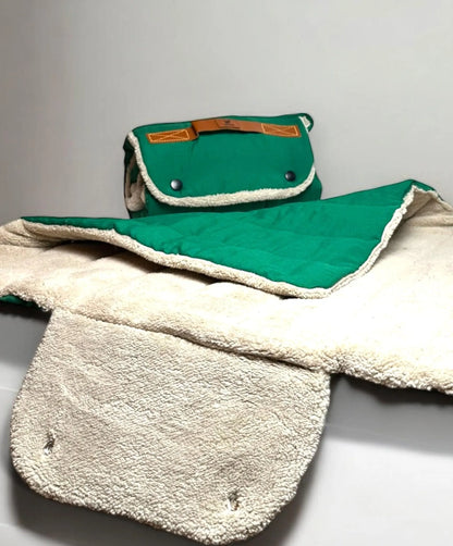 Travel Dog Mat - Handmade Cotton, Stain and Water Resistant
