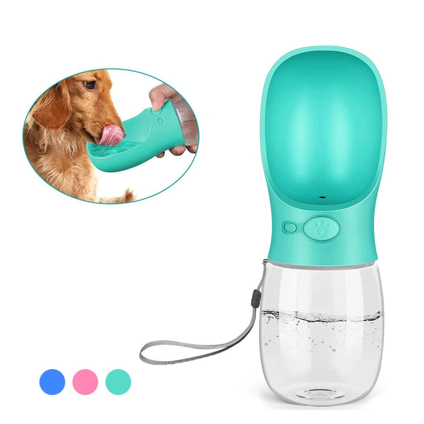 Portable Pet Water Bottle for Dogs and Cats - Outdoor Travel Drinking Feeder and Dispenser