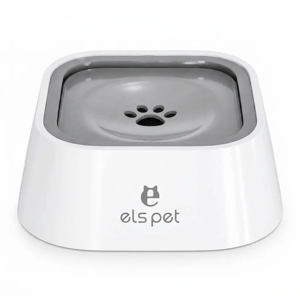 No Spill Dog Water Bowl Floating Water Bowl Splash Free Pet Drinking Bowl Slow Water Feeder anti Splash Dog Bowl Large Capacity Cat Water Bowl Mess Free anti Slip Travel Water Bowl for Dogs Cats