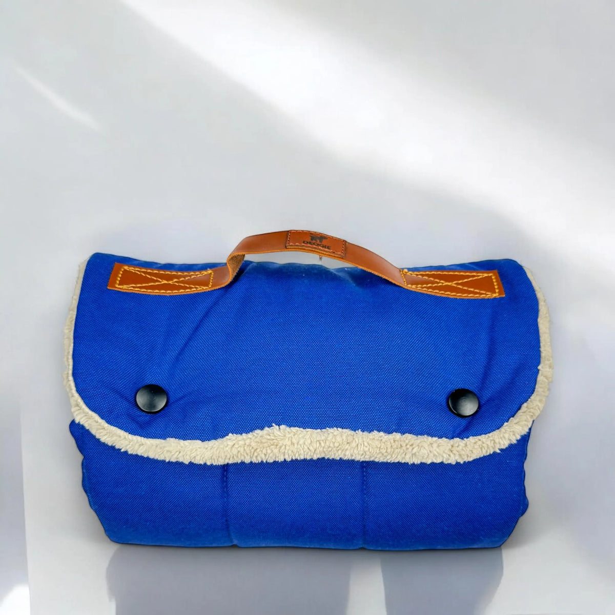Travel Dog Mat - Handmade Cotton, Stain and Water Resistant