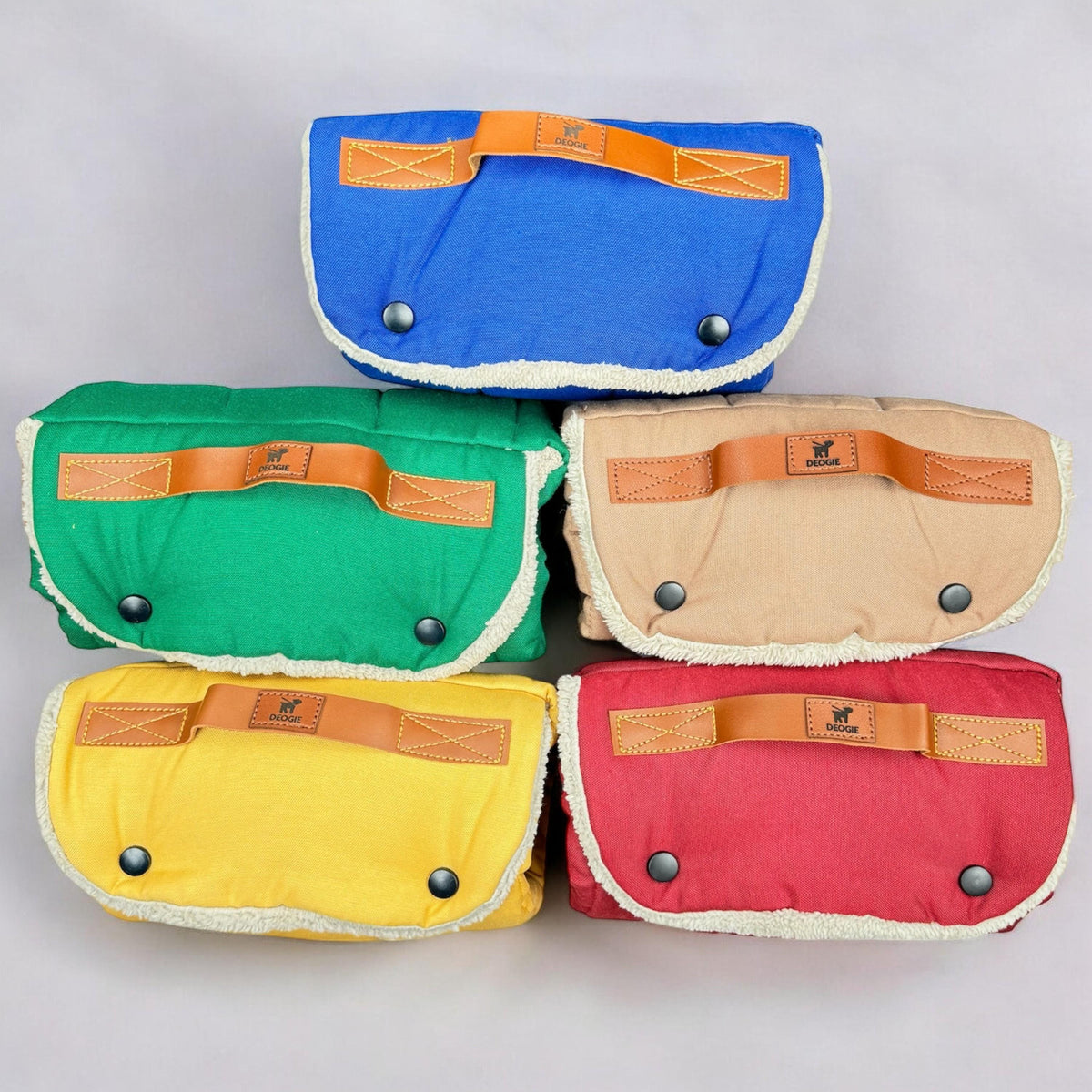 Travel Dog Mat - Handmade Cotton, Stain and Water Resistant