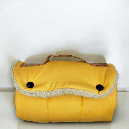 Travel Dog Mat - Handmade Cotton, Stain and Water Resistant